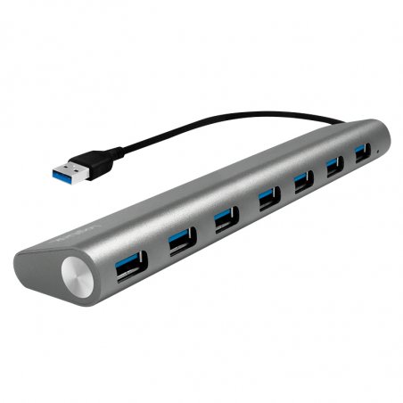 USB Hub Logilink USB 3.0 7-port Aluminum Grey