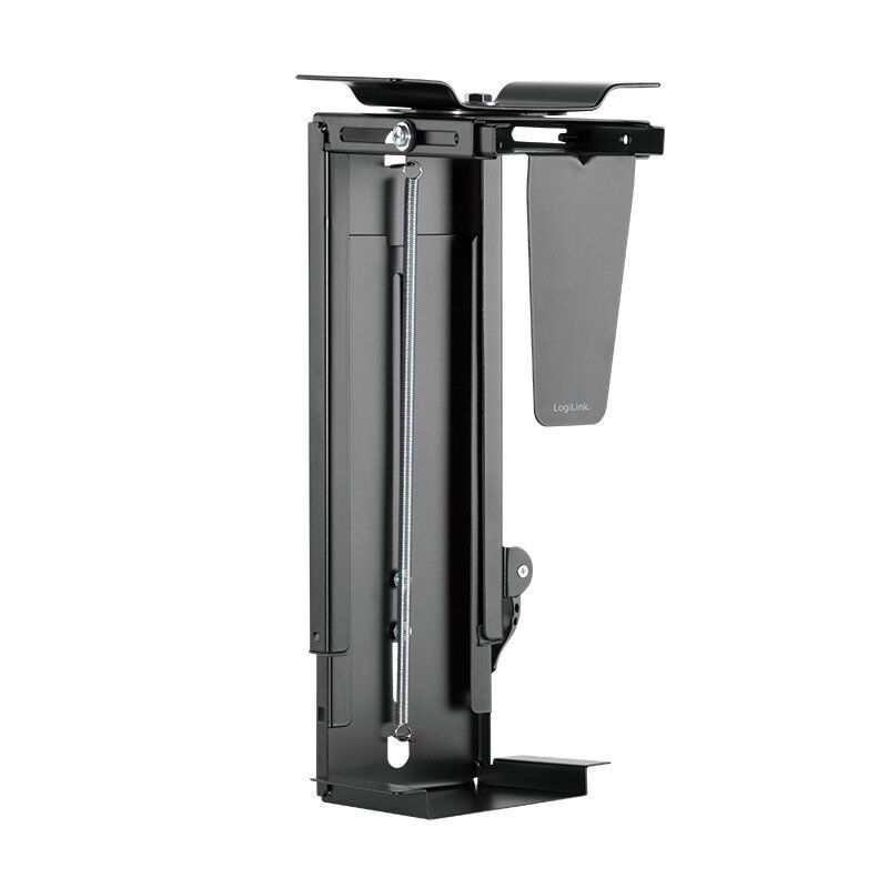 ZUB Logilink Adjustable Under Desk CPU Mount Black