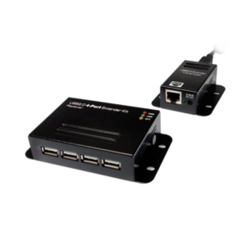 LogiLink UA0252 interface hub USB 2.0 480 Mbit/s Black