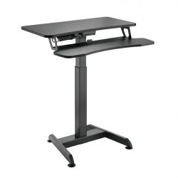 ZUB Logilink Sit Stand Workstation Black
