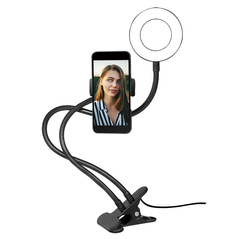 ZUB Logilink Smartphone ring light clamp mount