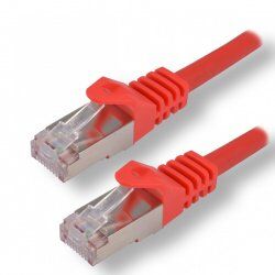 MCL IC5L99A007SH03R networking cable Red 0.3 m Cat7 S/FTP (S-STP)