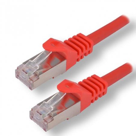 MCL FCC7BMSHF-2M/R câble de réseau Rouge Cat7 S/FTP (S-STP)