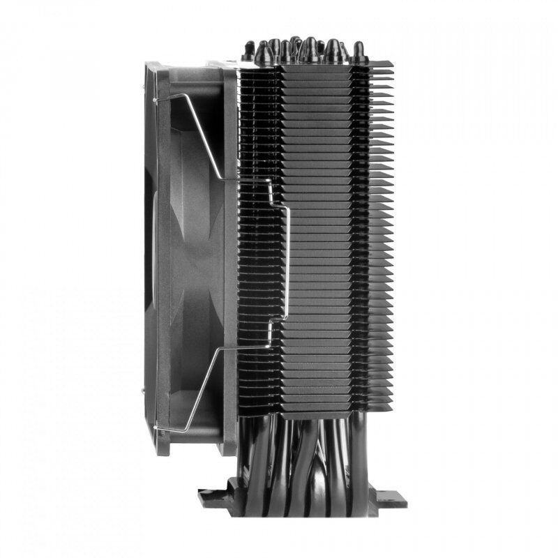 Mars Gaming MCPUPRO Professional CPU Cooler 6 Heatpipes HCT TDP 200W Fan 12cm Black