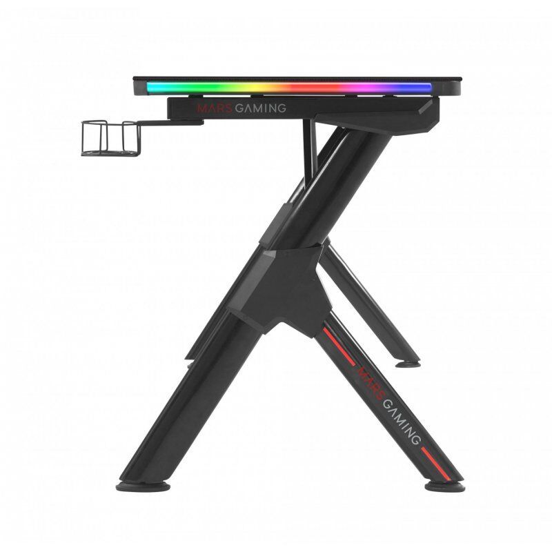 Mars Gaming MGDXLRGB Ergonomic Gaming Desk RGB Black Big
