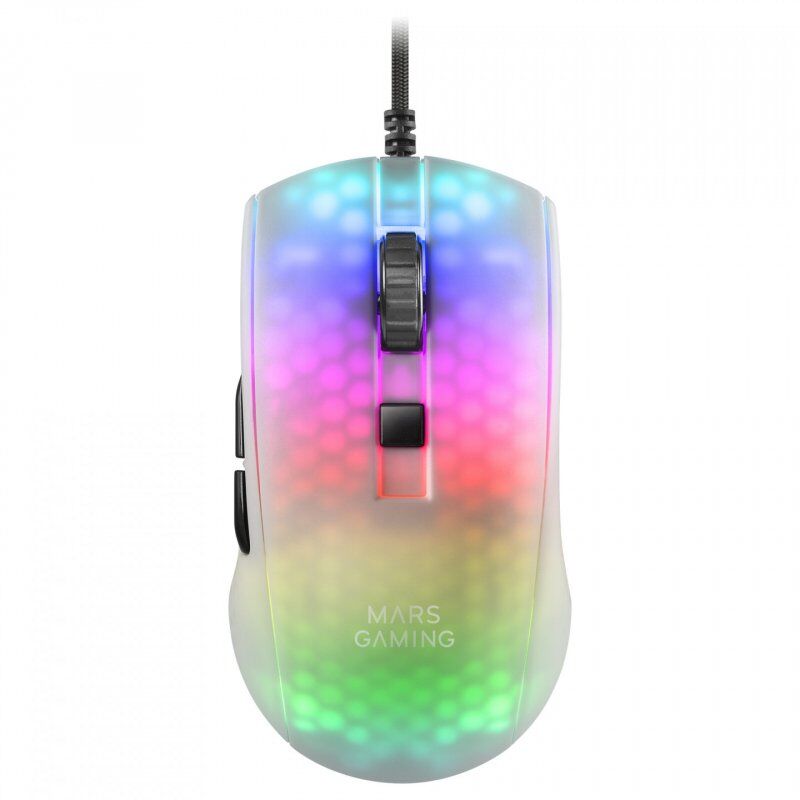 Souris filaire Gamer Mars Gaming MMR RGB (Blanc)