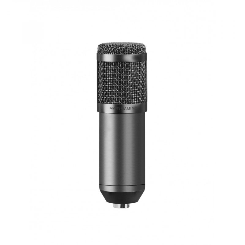 Microphone Mars Gaming MMicPro avec bras de montage (Noir)