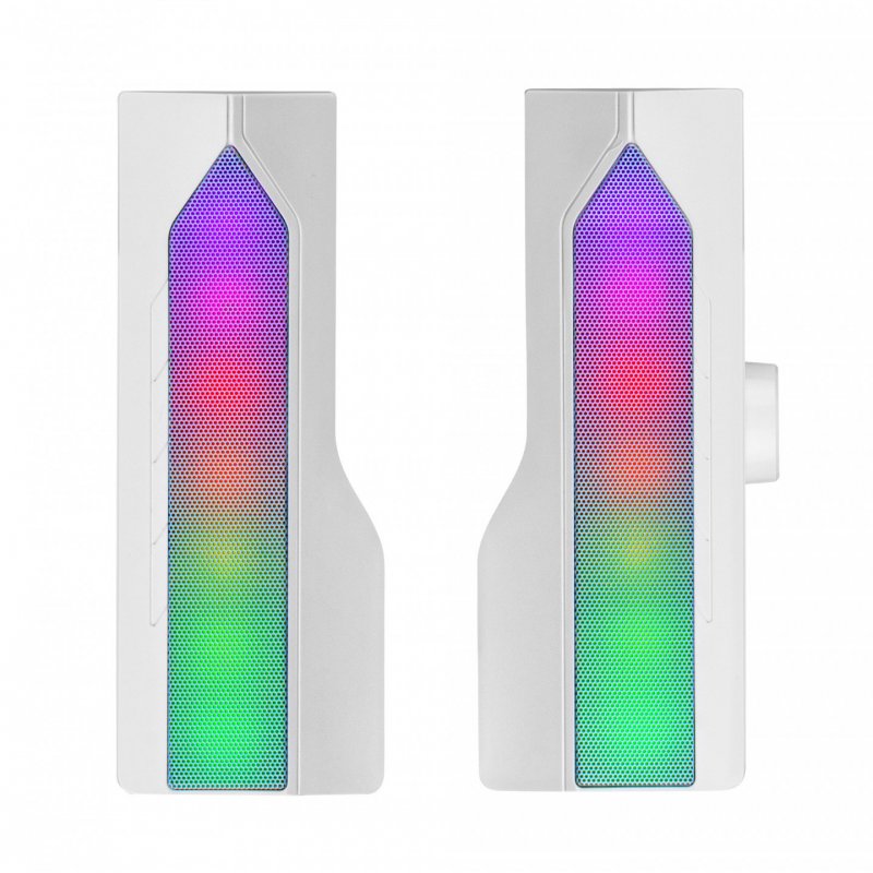 Mars Gaming MSDUOW haut-parleur soundbar Blanc 15 W