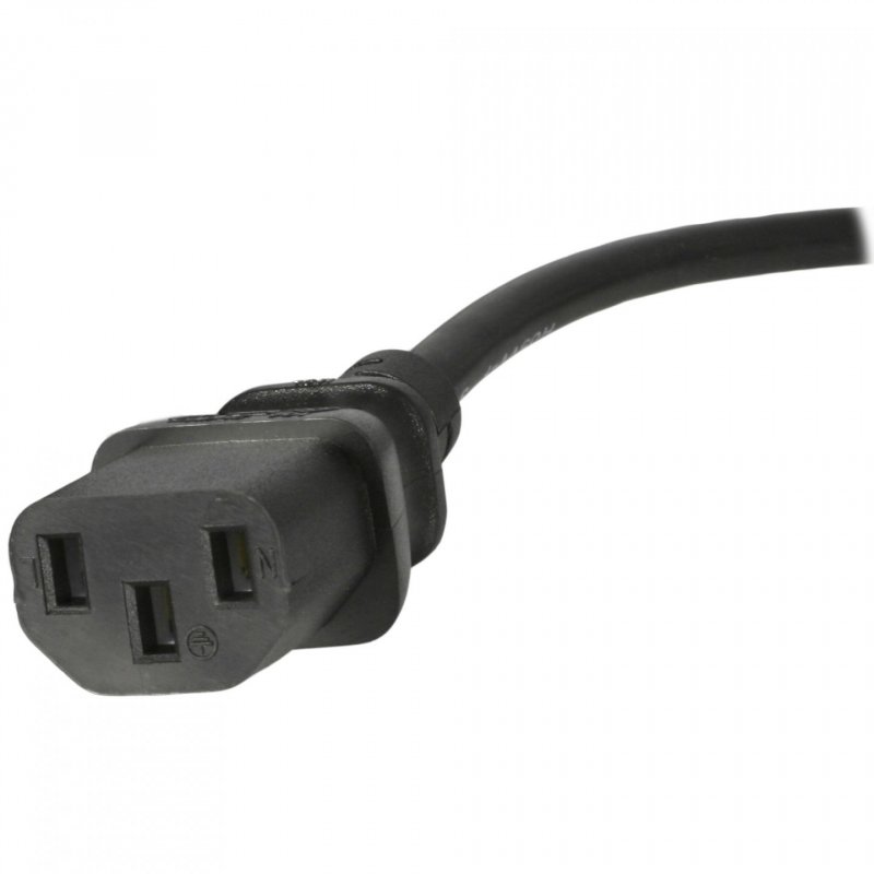 StarTech.com 3ft (1m) UK Computer Power Cable, BS 1363 to C13, 18AWG, 10A 250V, Replacement AC Power Cord, Kettle Lead /