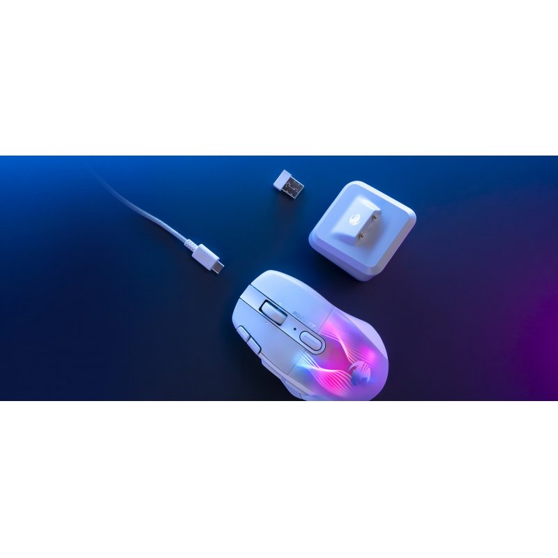 ROCCAT Kone XP Air souris Droitier RF Wireless + Bluetooth + USB Type-A Optique 19000 DPI