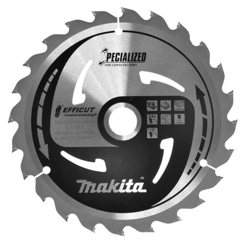 Makita E-12217 lame de scie circulaire 16,5 cm 1 pièce(s)