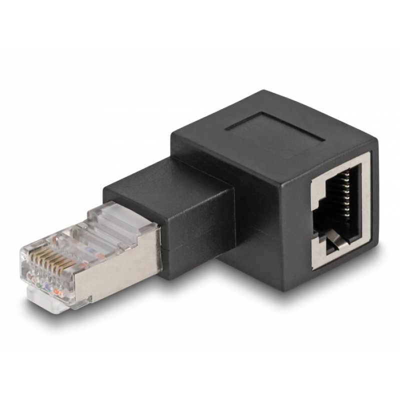 DeLOCK 87863 connecteur de fils RJ45 Noir