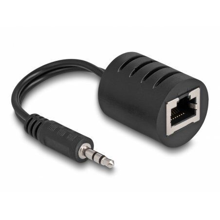 DeLOCK 87858 audio cable RJ-45 3.5mm Black