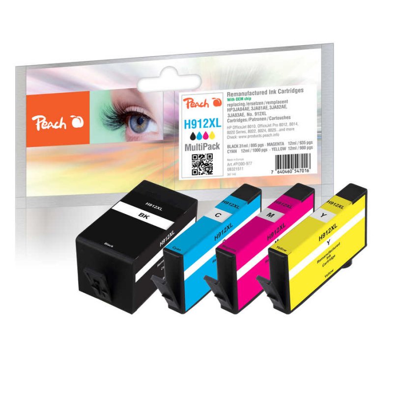 PEACH Tinte komp     HP No 912XL MP  PI300-977