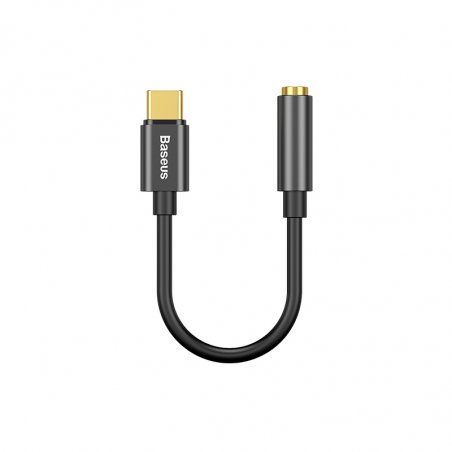Baseus CATL54-01 changeur de genre de câble Type-C 3,5mm Noir