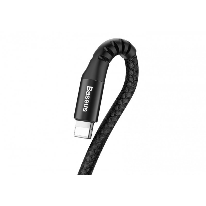 Baseus CALSR-01 câble USB 1 m USB 2.0 USB A USB C/Lightning Noir