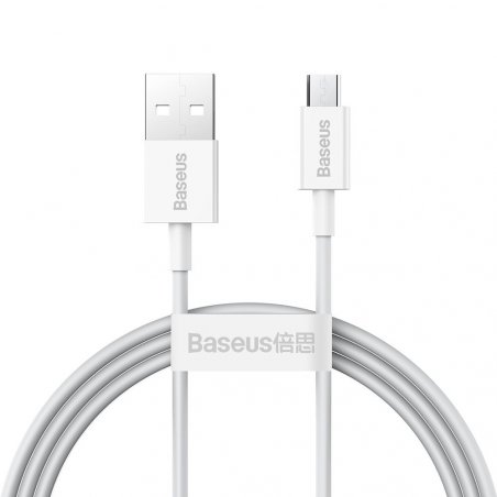 Baseus CAMYS-02 mobile phone cable White 1 m USB A Micro-USB B