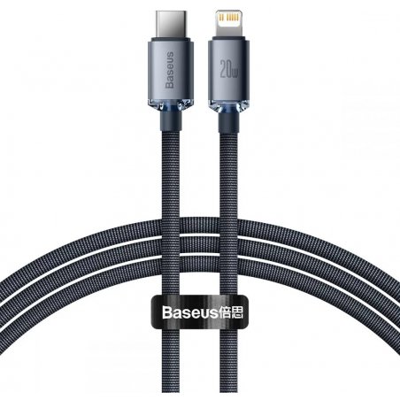 Baseus CAJY000201 câble de téléphone portable Gris 1,2 m USB C Lightning