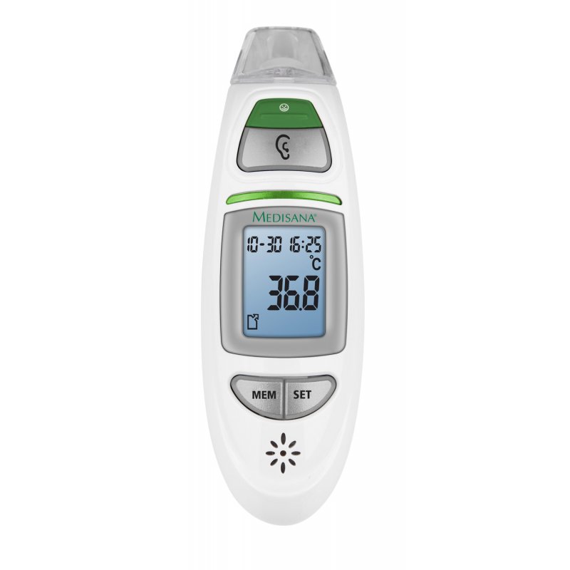 Medisana TM 750 thermometre digital Thermomètre à distance Blanc Oreille, Front Boutons