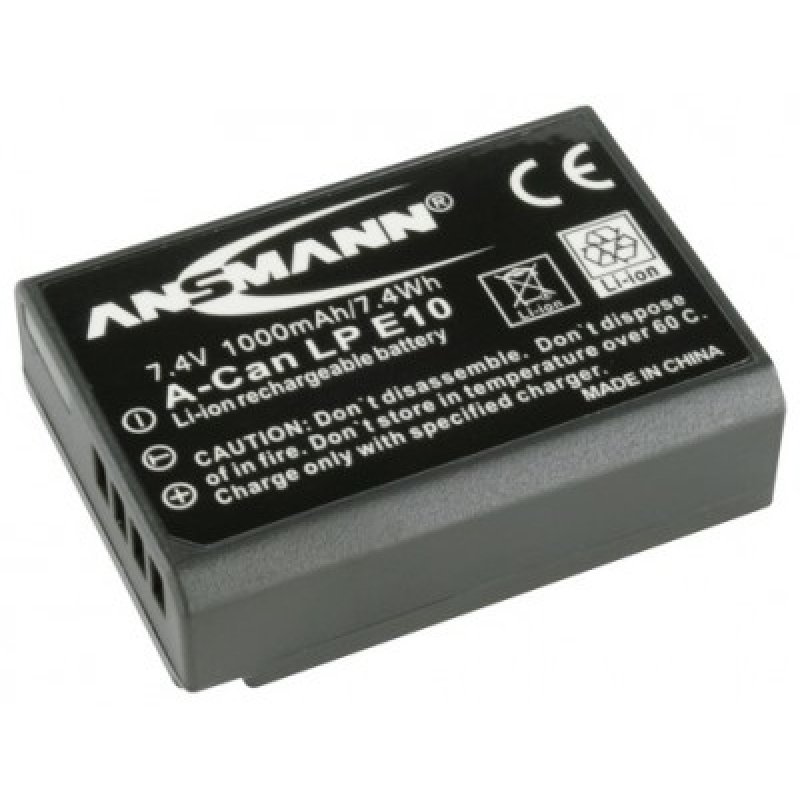 Ansm A-Canon LP E10    LI  7.4V/ 1000mAh