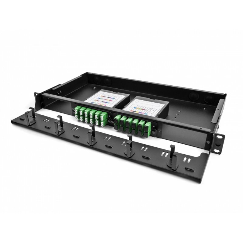 DeLOCK 19" Patchpanel LWL HD 1HE bk  66924