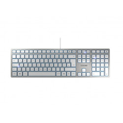 CHERRY KC 6000 SLIM clavier USB QWERTZ Allemand Argent