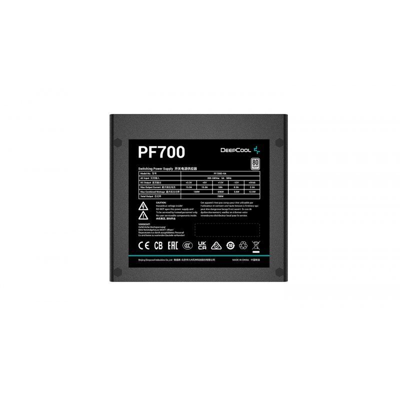 STOCKOFF3 - DeepCool PF700 unité d'alimentation d'énergie 700 W 20 4 pin ATX ATX Noir