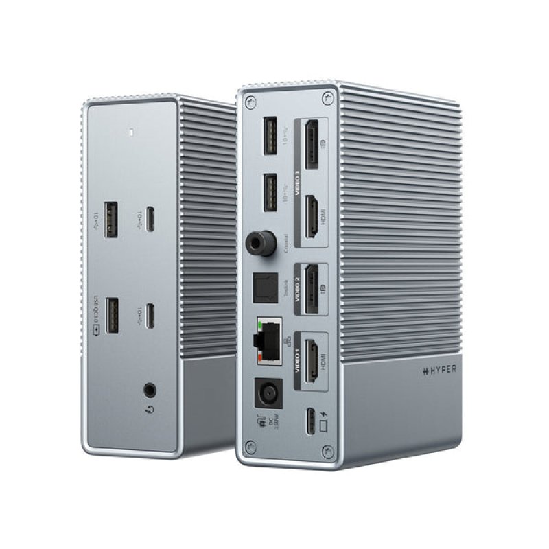 Targus HDG215-EUZ interface hub USB 3.2 Gen 2 (3.1 Gen 2) Type-C Silver