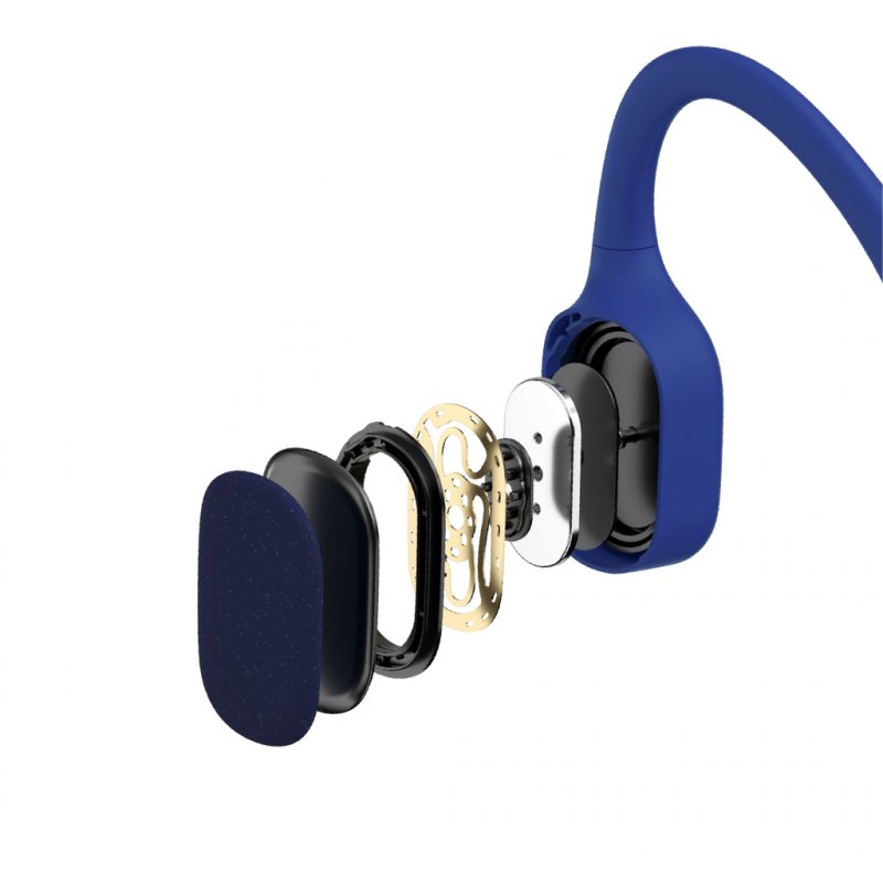 Shokz OpenSwim Headphones Wireless Neck-band Sports Blue