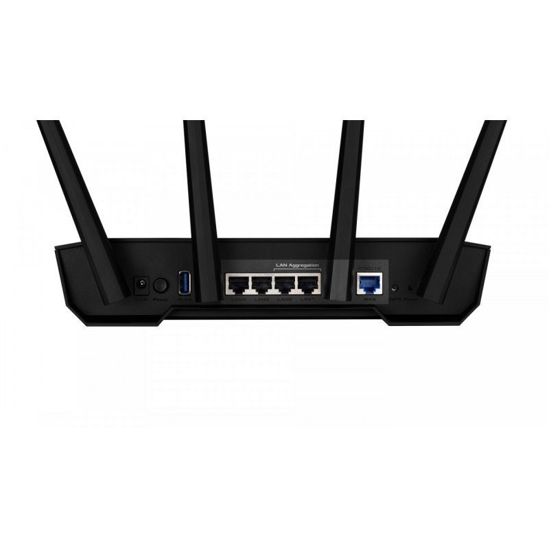 ASUS TUF Gaming AX3000 V2 wireless router Gigabit Ethernet Dual-band (2.4 GHz / 5 GHz) Black, Orange