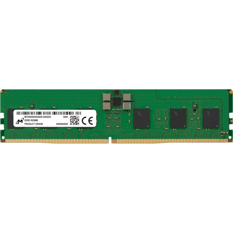 DDR5 RDIMM 16GB 1RX8 4800 CL40 MTC10F1084S1RC48BA1R