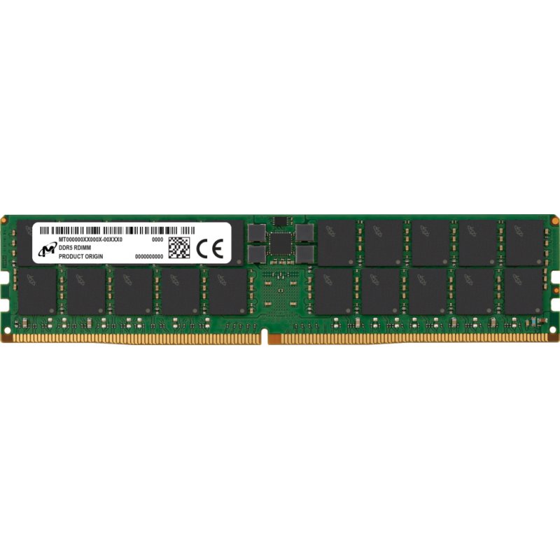 DDR5 RDIMM 64GB 2RX4 4800 CL40 MTC40F2046S1RC48BA1R
