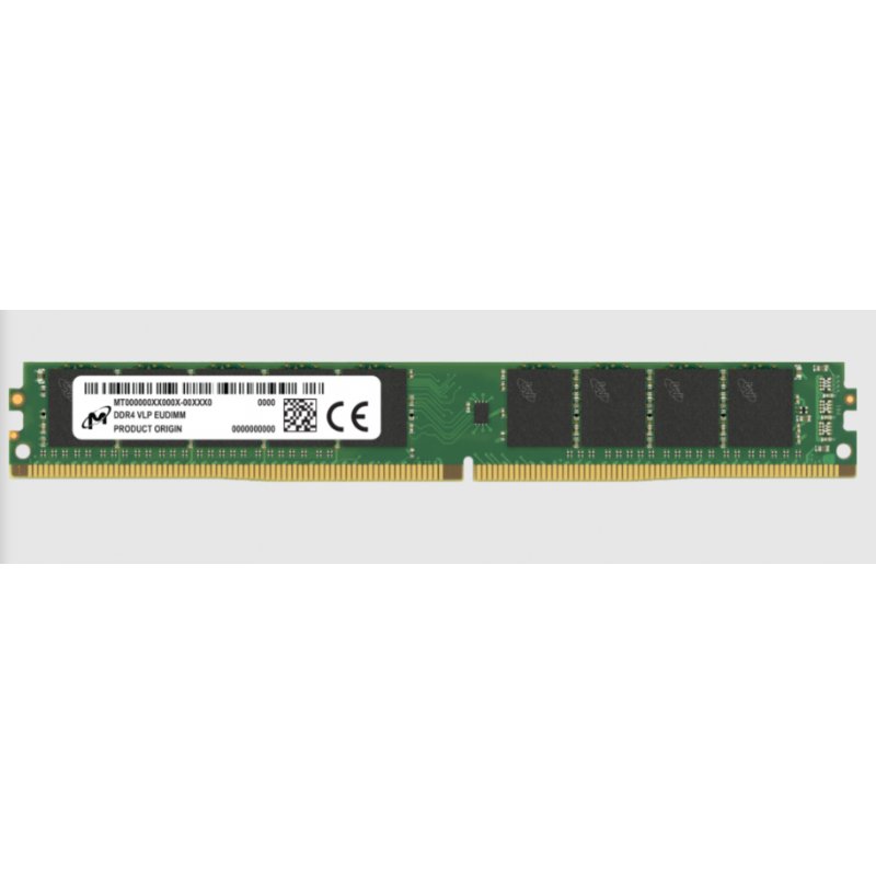 DDR4 VLP ECC UDIMM 16GB 2RX8 MTA18ADF2G72AZ-3G2R1R