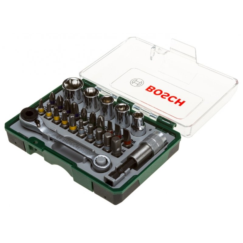 Bosch Rainbow Pro 27 bit + ratchet embout de tournevis 27 pièce(s)