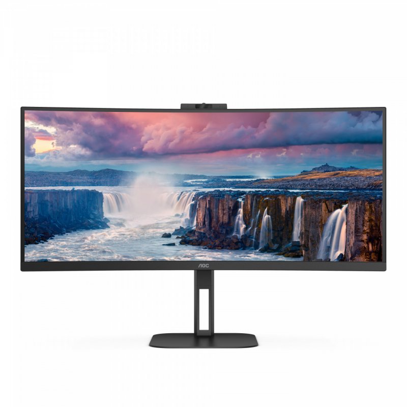 AOC  34 L CU34V5CW/BK  Curved, Webcam 2MP Windows Hello