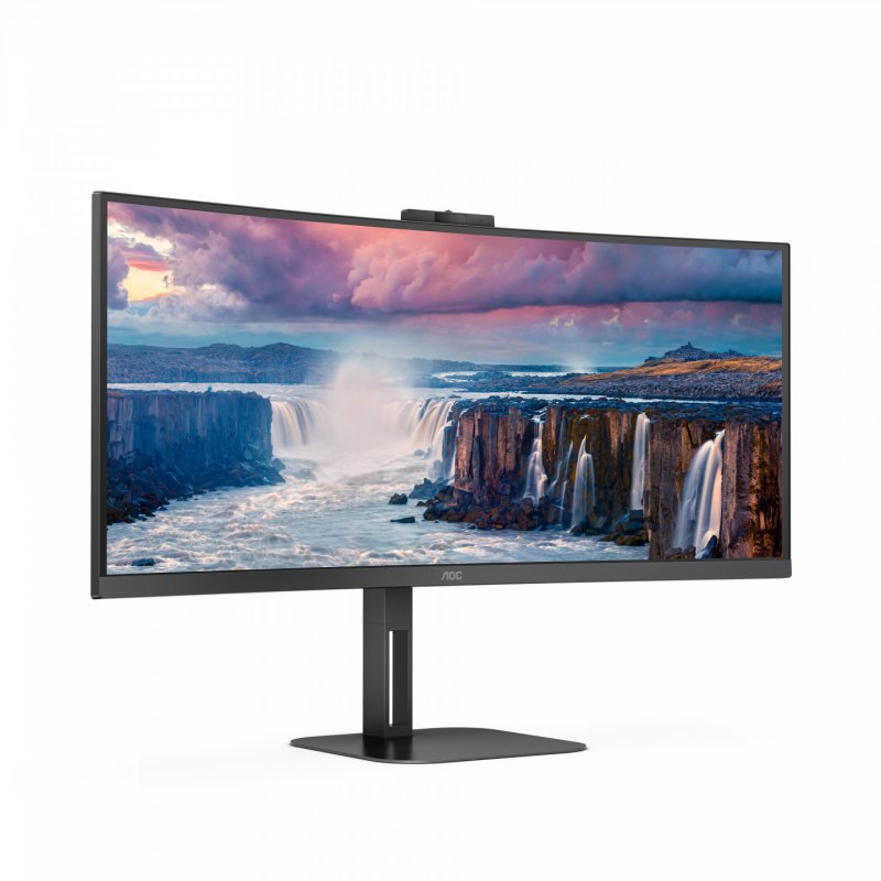 AOC  34 L CU34V5CW/BK  Curved, Webcam 2MP Windows Hello