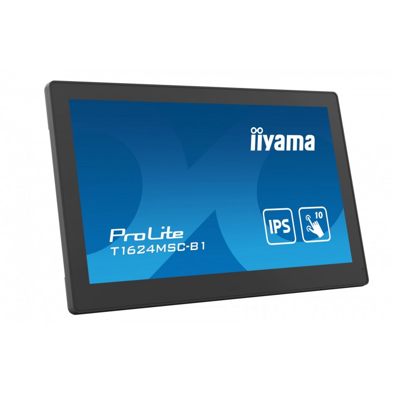 iiyama T1624MSC-B1 Signage Display Interactive flat panel 39.6 cm (15.6") LCD 450 cd/m² Full HD Black Touchscreen 24/7