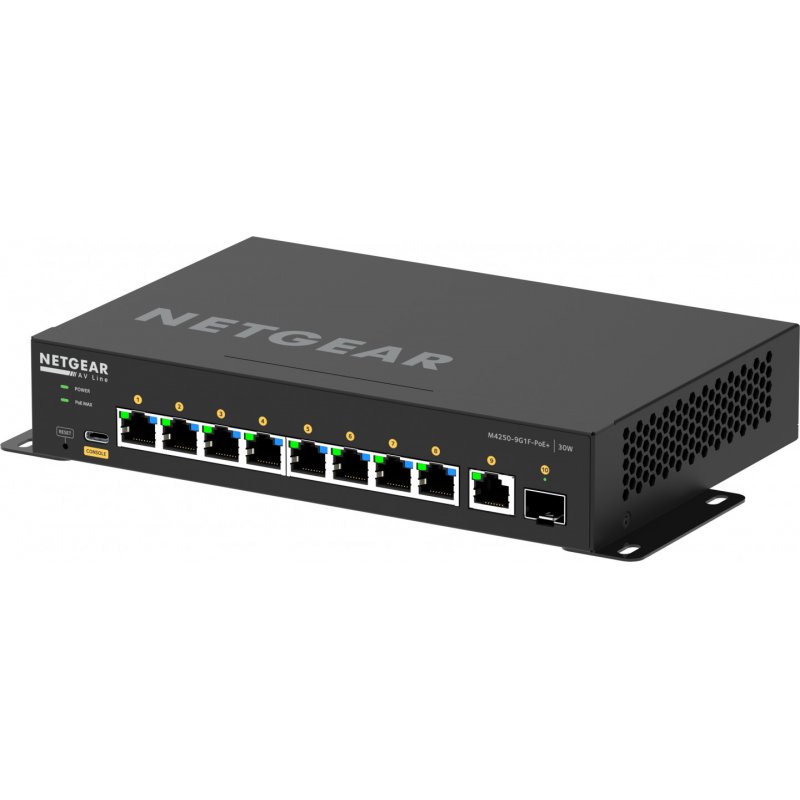 NETGEAR GSM4210PD-100EUS commutateur réseau Géré L2/L3 Gigabit Ethernet (10/100/1000) Connexion Ethernet, supportant 