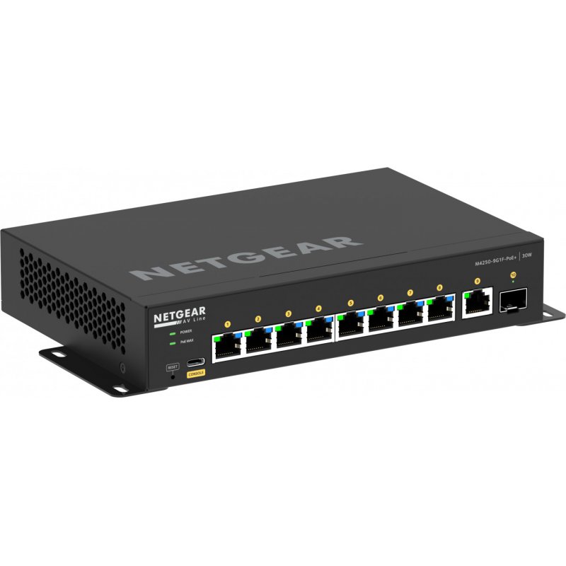 NETGEAR GSM4210PD-100EUS commutateur réseau Géré L2/L3 Gigabit Ethernet (10/100/1000) Connexion Ethernet, supportant 