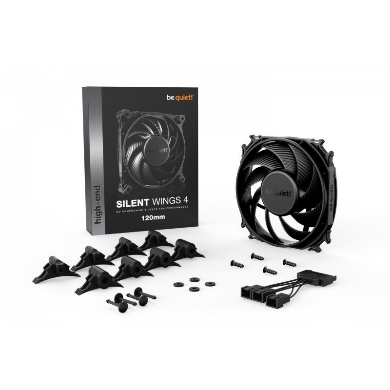 be quiet! SILENT WINGS 4 | 120mm Computer case Fan 12 cm Black 1 pc(s)