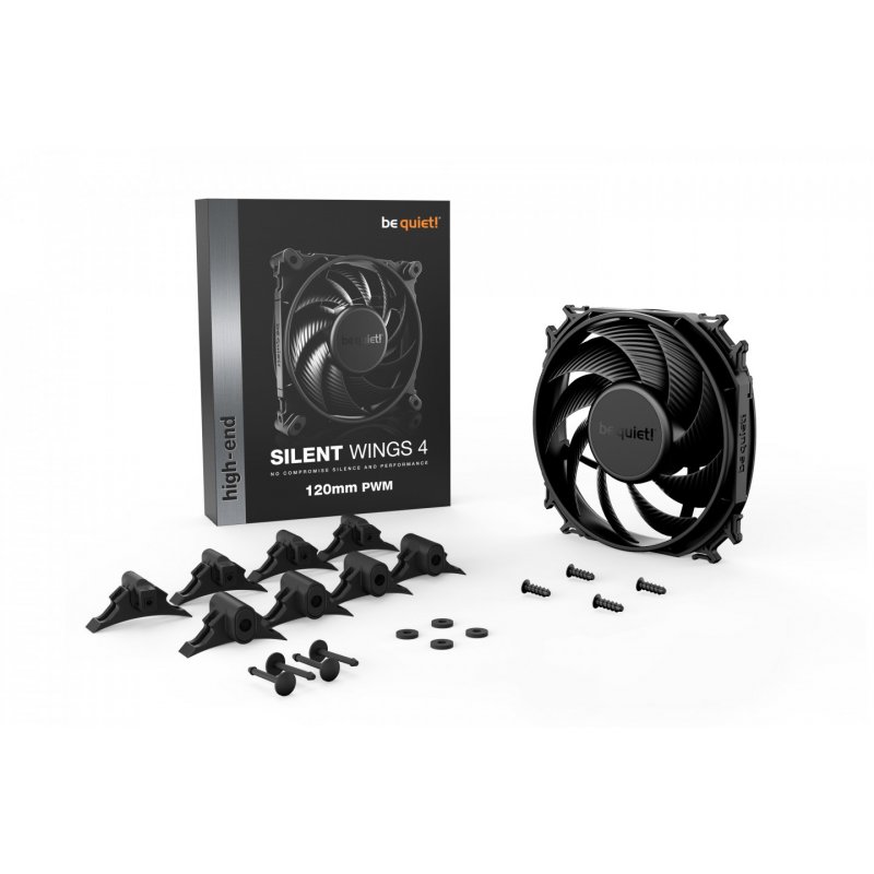 be quiet! SILENT WINGS 4 | 120mm PWM Computer case Fan 12 cm Black 1 pc(s)