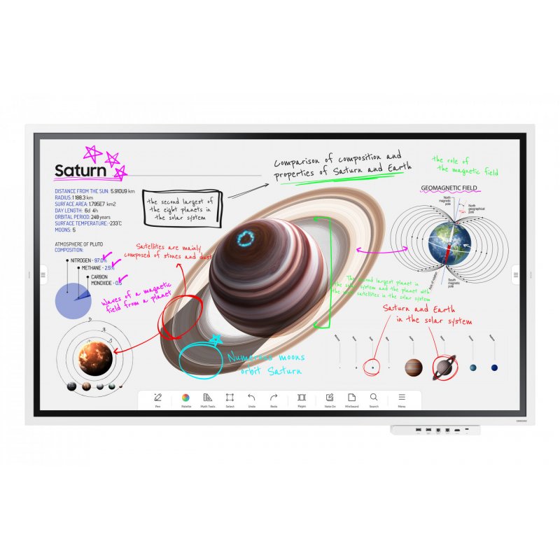 Samsung WM65B 165.1 cm (65") VA Wi-Fi 500 cd/m² 4K Ultra HD Touchscreen 16/7