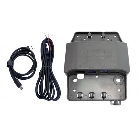 RUGGED USB HUB WITH BARE WIRE CONNECTION AND USB-A DATA CABLE