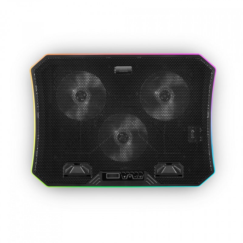 Support ventilé Mars Gaming MNBC6 RGB 19"max (Noir)