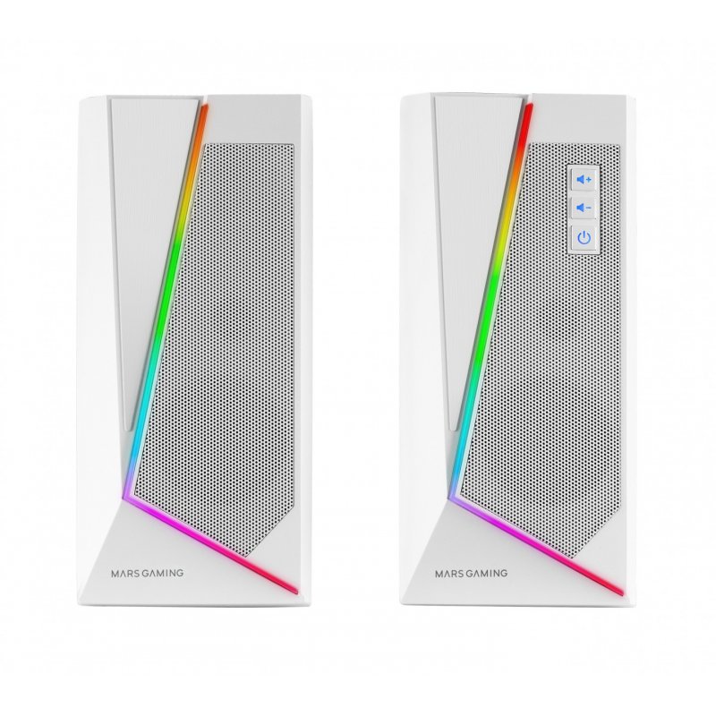 Mars Gaming MS7W haut-parleur Blanc Avec fil &sans fil 20 W