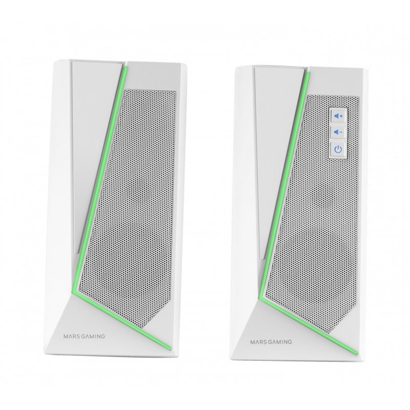 Mars Gaming MS7W haut-parleur Blanc Avec fil &sans fil 20 W