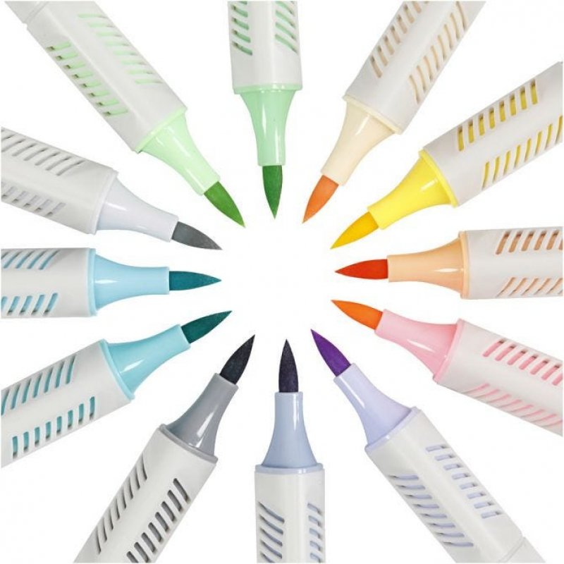 Sketch Marker - Pastel Colours 12 pcs. (37380)