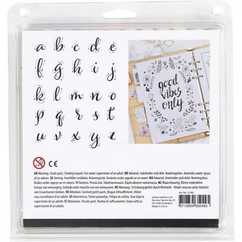 Creativ Company 37382 marqueur 12 pièce(s) Pointe du marqueur/fine Multicolore