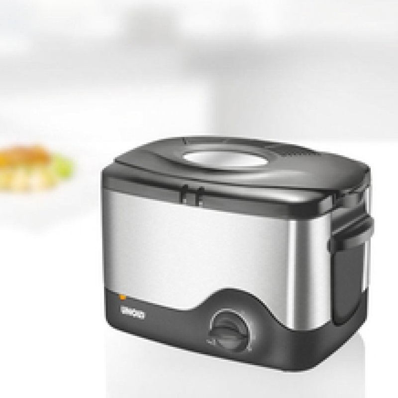 Unold 58615 fryer Single Black, Stainless steel