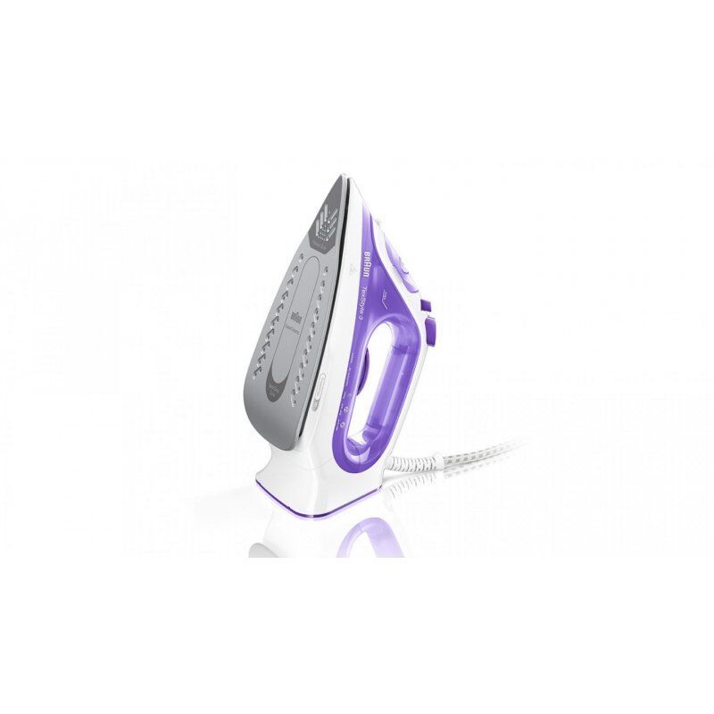 Braun TexStyle 3 Fer à repasser à sec ou à vapeur 2350 W Violet, Argent, Blanc